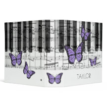 lavender butterflies music piano