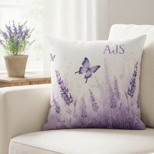 Lavender Butterfly – Aesthetic Home Gift Cushion