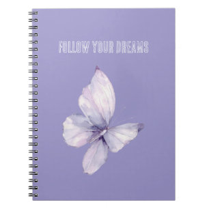 Lavender Butterfly Dreams Notebook
