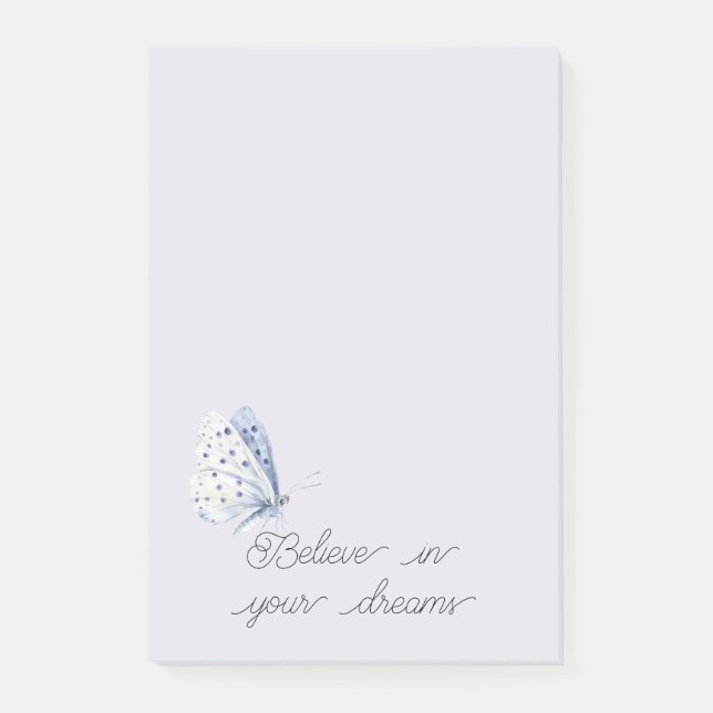 Lavender Butterfly Dreams Post-it Notes (Front)