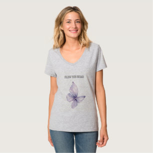Lavender Butterfly Dreams T-Shirt