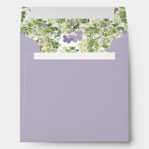 Lavender Butterfly Envelope