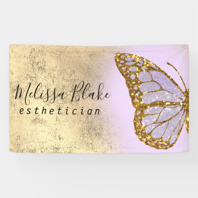 lavender butterfly logo banner (Horizontal)