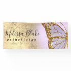lavender butterfly logo banner