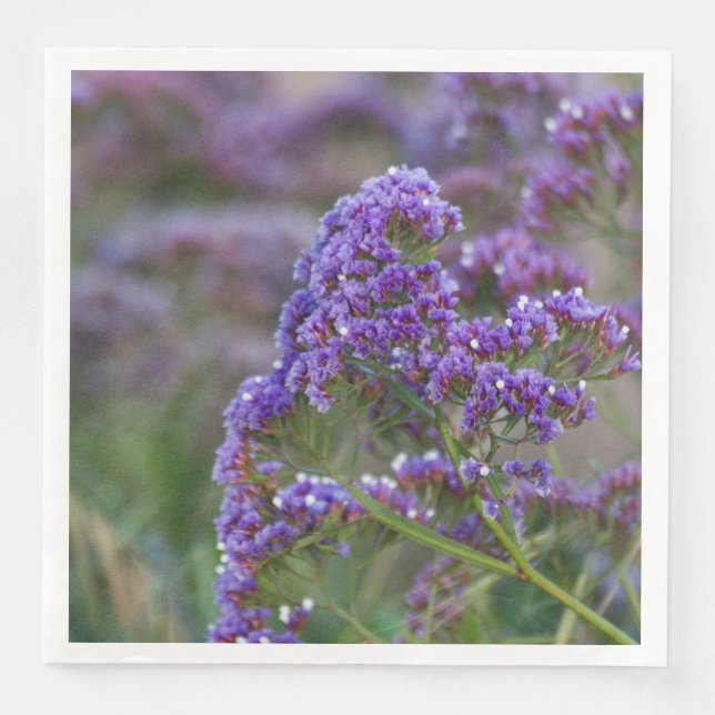 Lavender by the ocean napkin (Front)