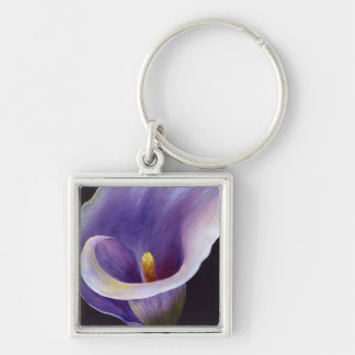 Lavender Calla Lily Key Ring