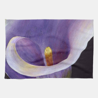 Lavender Calla Lily Tea Towel