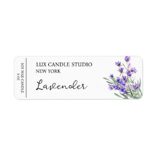 Lavender Candle Label