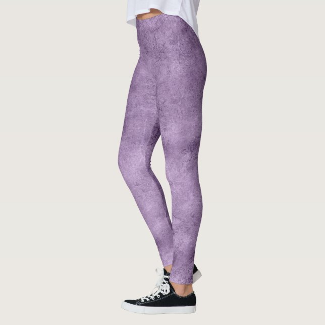 Lavender Cloud Leggings - Retro Colourful Women's (Left)