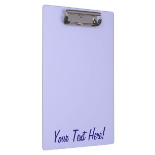 Lavender colour accent decor ready to customise clipboard