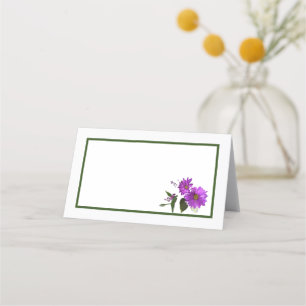 Lavender colour daisy Design Place Card