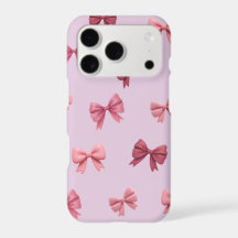 Lavender Coquette Bow iPhone 17 Pro Case