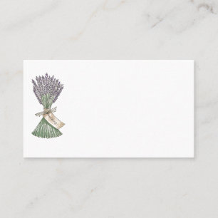 Lavender Country Garden Wedding Place Name cards