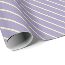 Lavender Cream Stripes Elegant Pastel Wrap