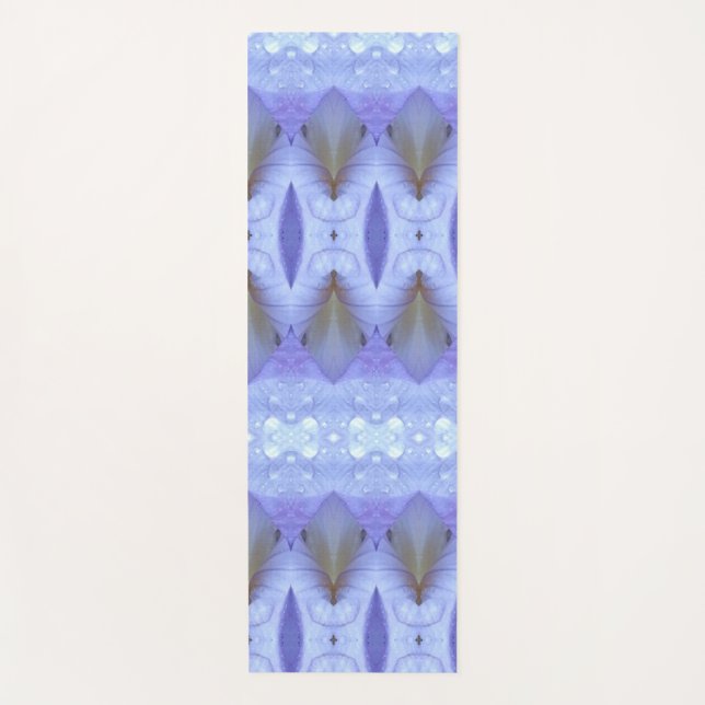 Lavender Crocus 2 Yoga Mat (Front)