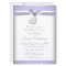 Lavender Cross Girls Purple First Communion