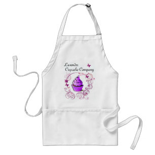 Lavender Cupcake Company Apron (custom)