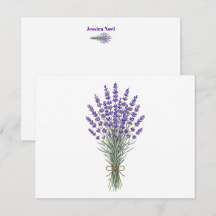 Lavender Custom Name Card