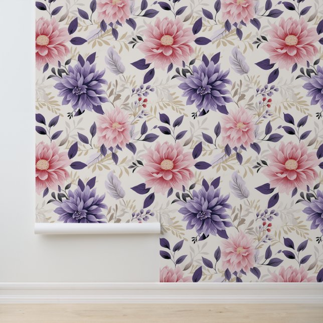 Lavender Dahlia Dream Wallpaper (Application)