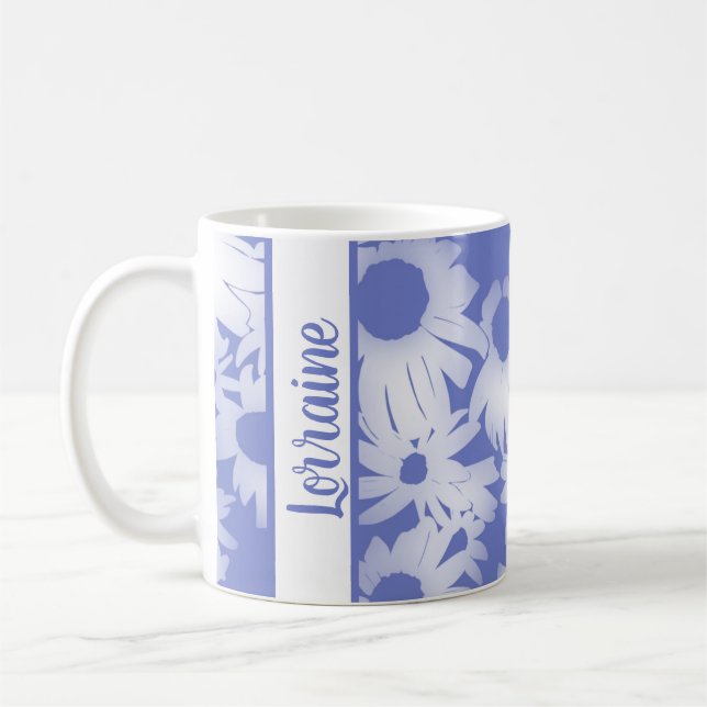Lavender Daisies Personal Mug (Left)