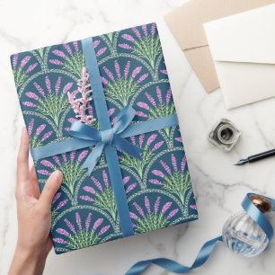 Lavender - Dark Background Wrapping Paper