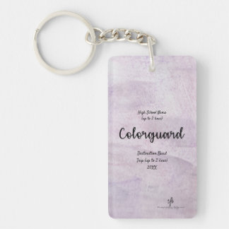 Lavender Delite Colorguard Band Trip Pers. Key Ring