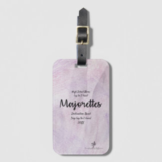 Lavender Delite Majorettes Band Trip Luggage Tag