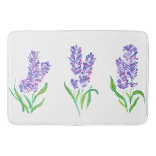 Lavender Design Bath Mat