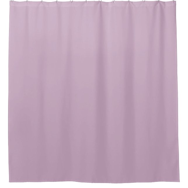 Lavender Designer Colour Shower Curtain (Front)