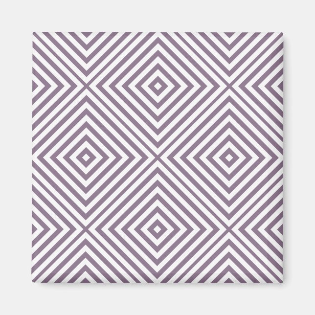Lavender Diamond Chevron Magnet (Front)