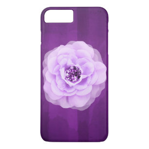 Lavender Diamond Rose Purple Grunge iPhone 8 Plus/7 Plus Case