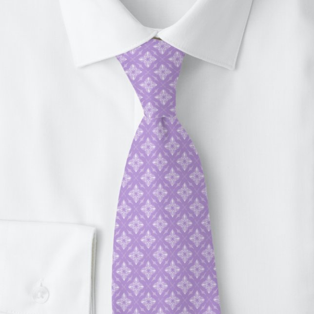 Lavender Diamond Starburst Tie (Creator Uploaded)