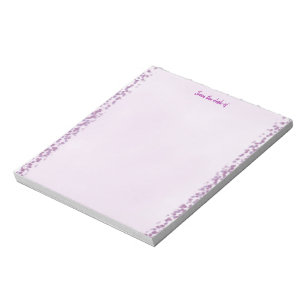 Lavender Dotted Border Notepad