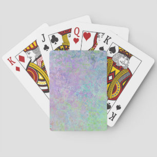 Lavender Dream Neon Pastel Alcohol Ink Abstract Playing Cards