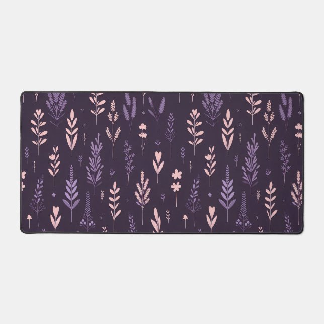Lavender Dreams Pattern Desk Mat (Front)
