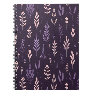 Lavender Dreams Pattern Notebook