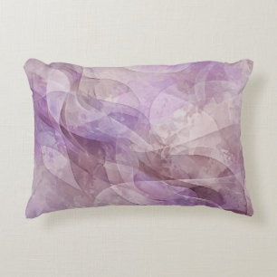 Lavender Dreamy Swirl Lilac Mauve Lavender Decorative Cushion