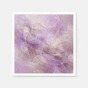Lavender Dreamy Swirl Lilac Mauve Lavender Napkin