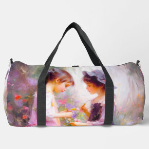 Lavender duffle bag