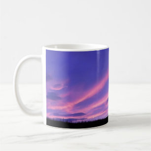 Lavender Dusk Sky Serene Evening Sunset Scene  Coffee Mug