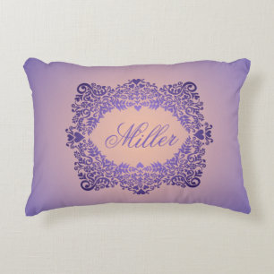 Lavender Elegance Personalised Decorative Cushion