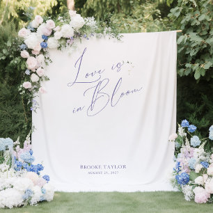 Lavender Elegant Bridal Shower Backdrops Banner Tapestry
