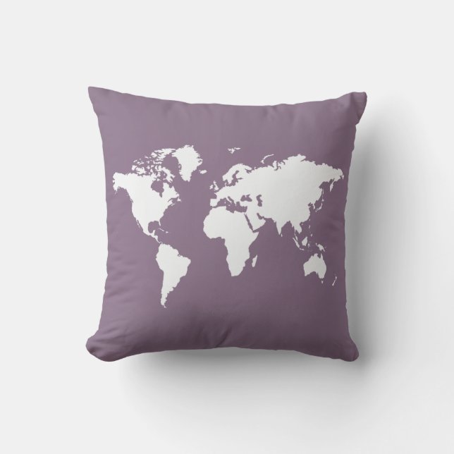 Lavender Elegant World Cushion (Front)