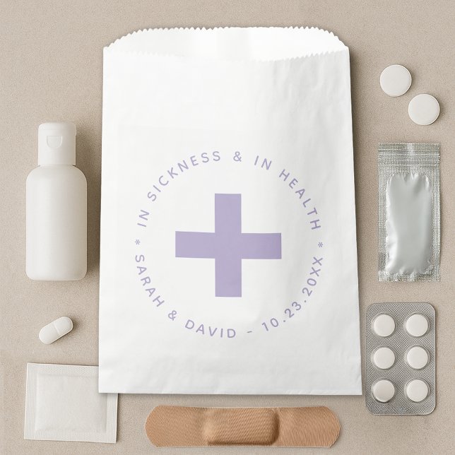 Lavender Emergency Kit In Sickness and in Health  Favour Bags (Creator Uploaded)