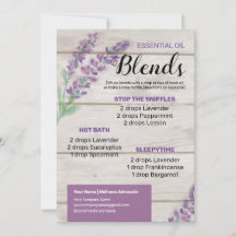 Lavender Essential Oil Diffuser Blends