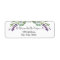 Lavender eucalyptus greenery return address label