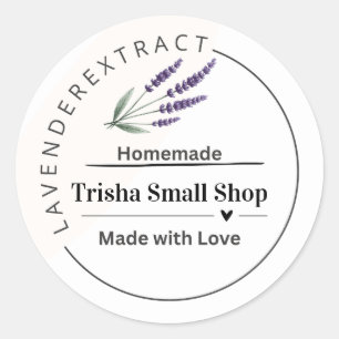 Lavender Extract Label Personalised Business