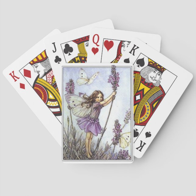 Lavender Fairy Playing Cards (Back)