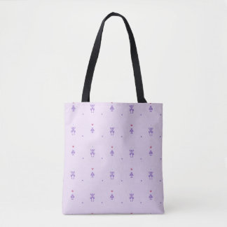 Lavender Fairy Runes Tote Bag