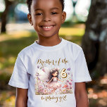 Lavender Fairy wildflower brother of birthday girl T-Shirt<br><div class="desc">Fantasy Fairy wildflower pastel</div>